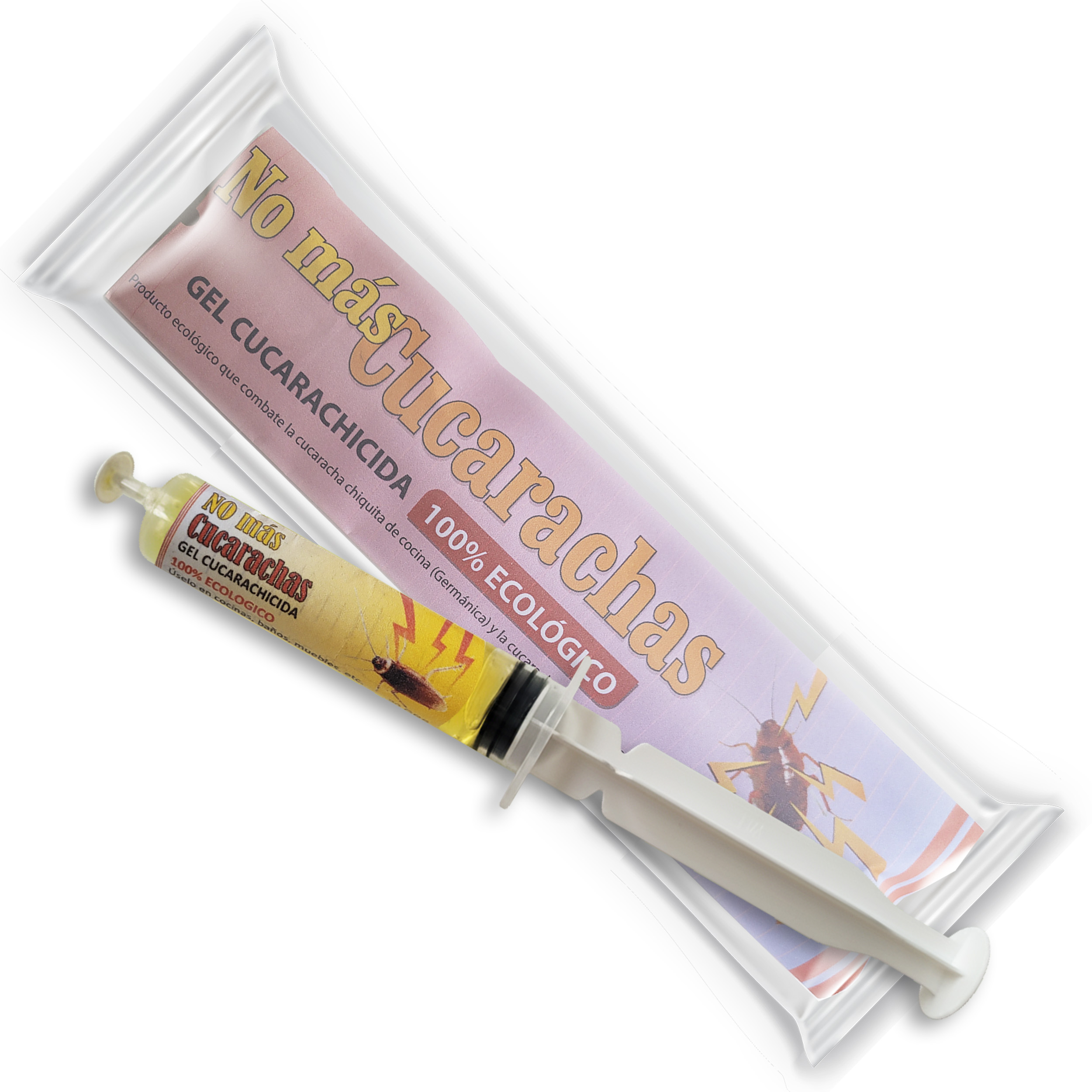 Gel Cucarachicidal jeringa x 20 grs